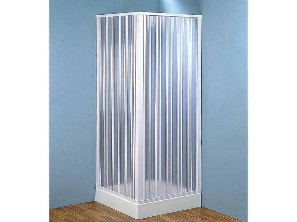 BOX DOCCIA ANGOLARE A SOFFIETTO SKY acrilico cm. 60-80 x 60-80 x 185 h