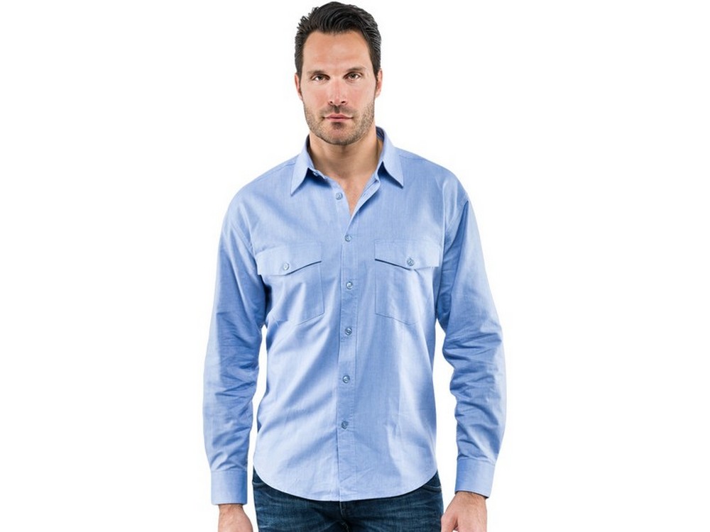 CAMICIA OXFORD Col. Azzurro Mis. XL