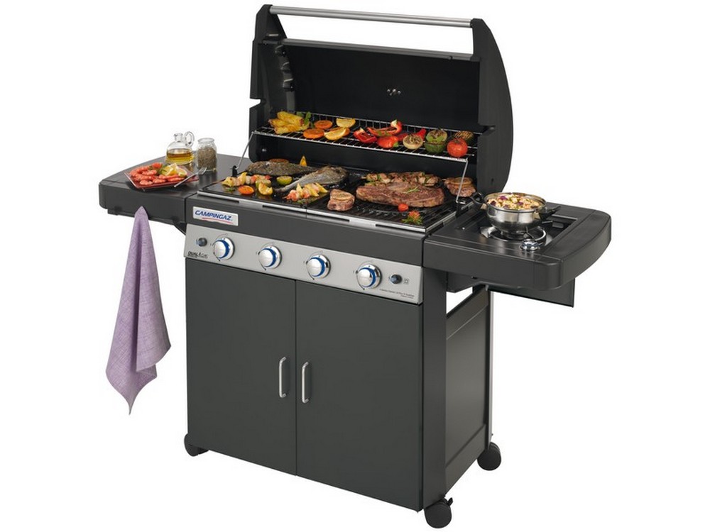 Campingaz BARBECUE DUALGAS 4 SERIES CLASSIC LS PLUS DARK cm. 160x60x116 h