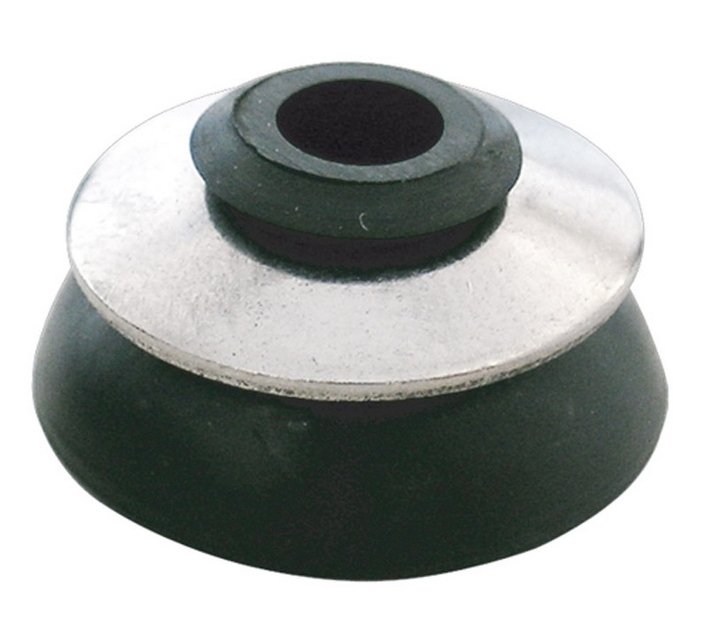 CAPPELLOTTO CON GOMMA EPDM (cf. 100 pz.) col. Inox