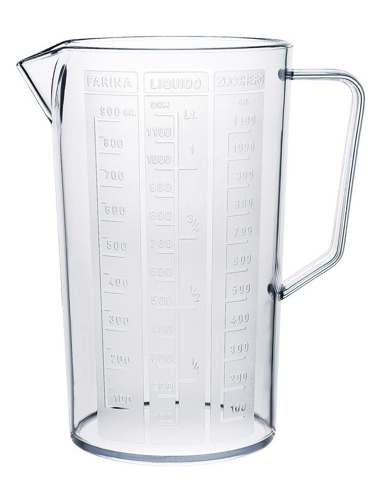 CARAFFA GRADUATA FLORIDA  Ø cm. 12x19 h - lt. 1,5