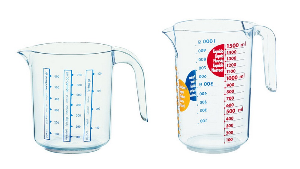CARAFFA GRADUATA OLIMPIA Ø cm. 12x29 h lt. 1,5 mod. Grande