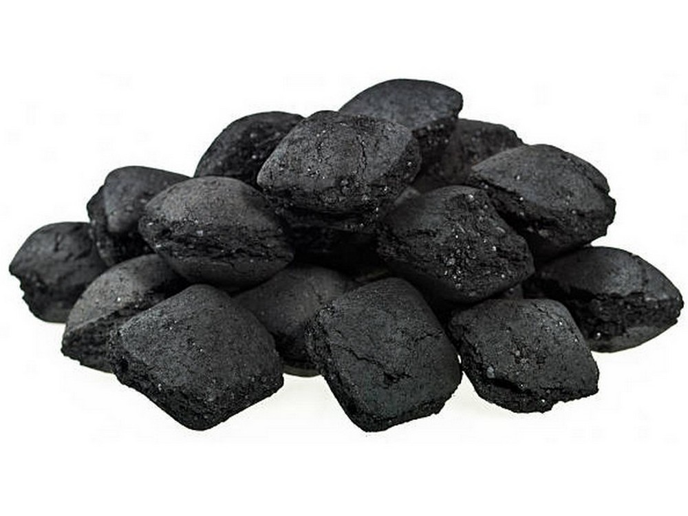 CARBONE VEGETALE BRIQUETTES sacco da kg. 3 circa