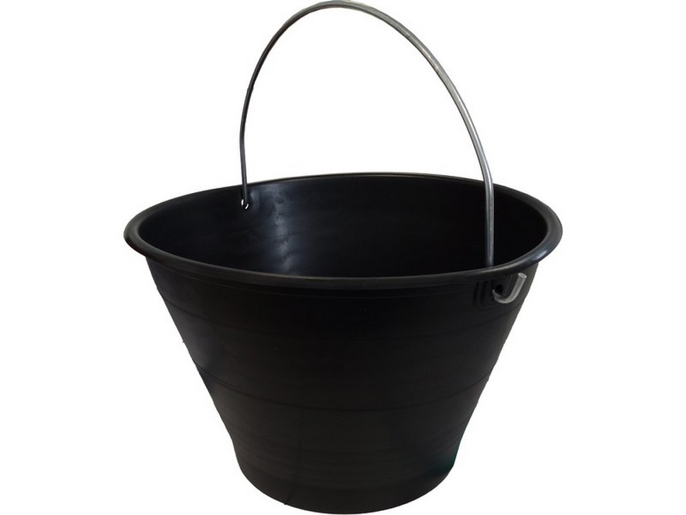 CARDARELLA IN PLASTICA Lt. 8 Ø cm. 34 - Nera