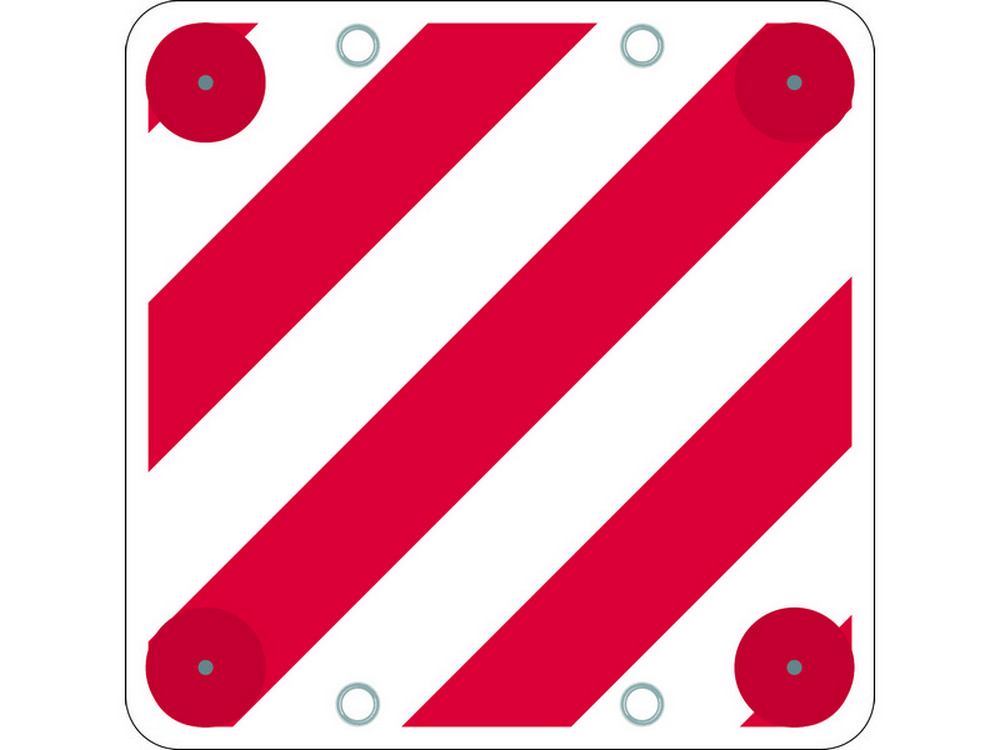 CARTELLO SEGNALETICO CARICHI SPORGENTI NON OMOLOGATO  cm. 50x50