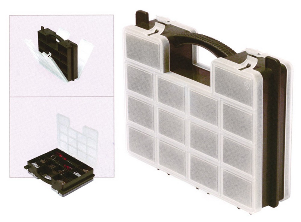 CASSETTA PORTAMINUTERIA SCREW DUO cm. 29x23x7 h