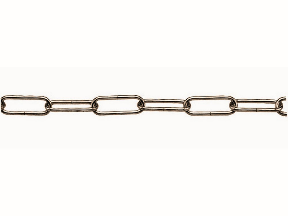 CATENA PER LAMPADARI GENOVESE In ferro bronzato Ø filo mm. 1,5 n° 10