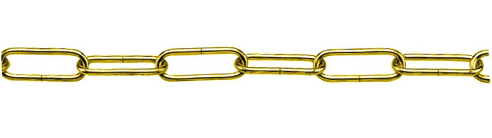 CATENA PER LAMPADARI GENOVESE In ferro ottonato Ø filo mm. 1,3 n° 8