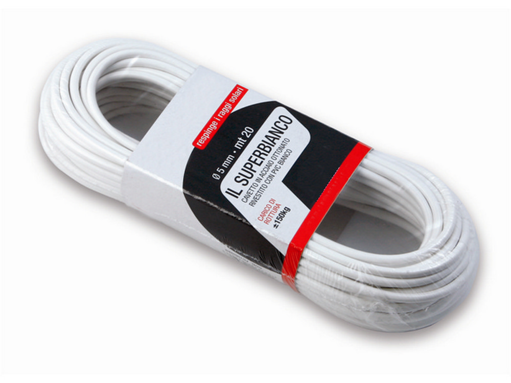 CAVETTO STENDIBIANCHERIA IL SUPERBIANCO  Ø mm. 5 - mt. 20