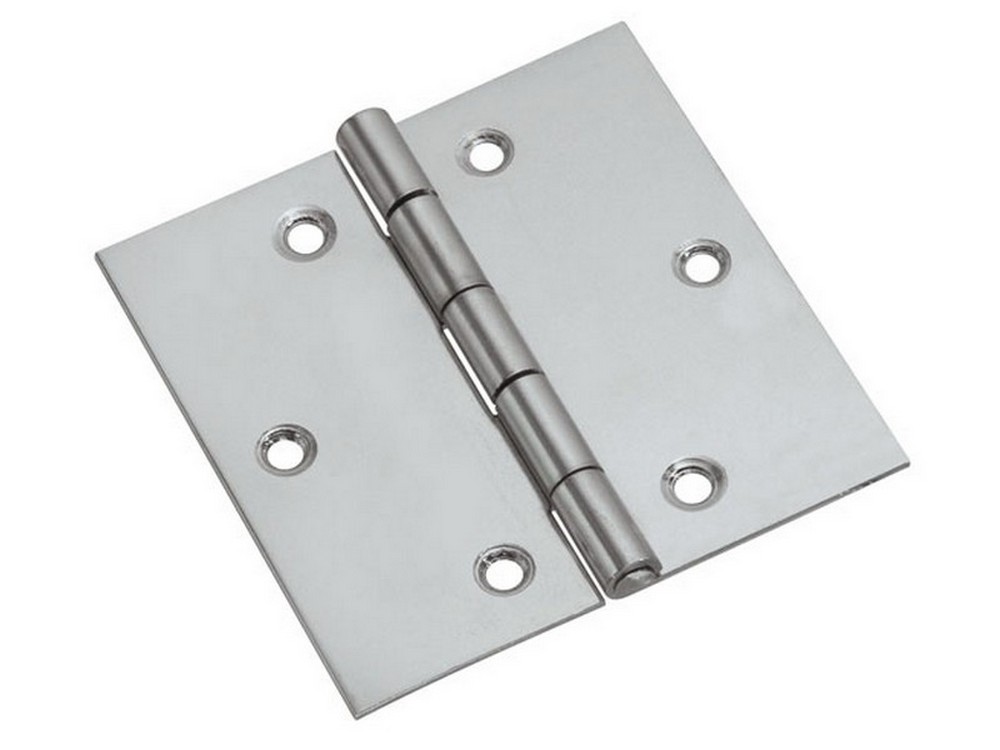 CERNIERA PERNO FISSO INOX QUADRA  mm.40x40