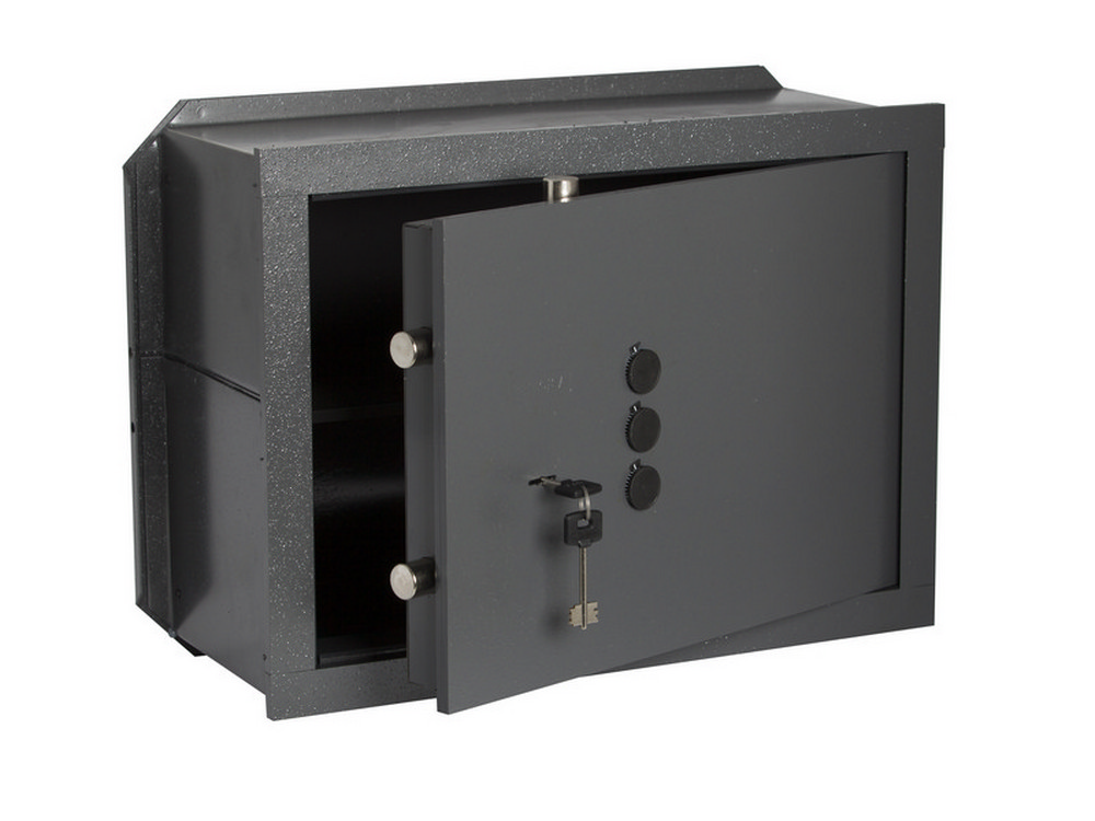 Cisa CASSAFORTE DA MURO Art. 82210 Chiusura con chiave+combinatore mm. 490x250x360 h
