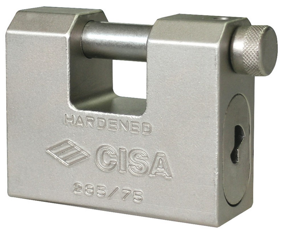 Cisa LUCCHETTO ANTISCASSO ACCIAIO Art. 28550 mm. 75