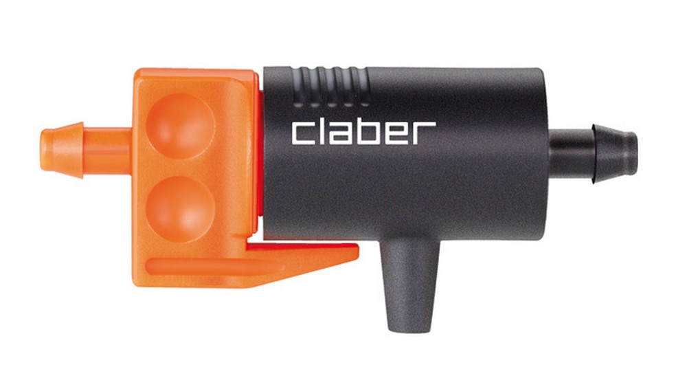 Claber GOCCIOLATORE IN LINEA PER TUBO CAPILLARE IN BLISTER 10 PZ. Art. 91217 0-6 lt/h