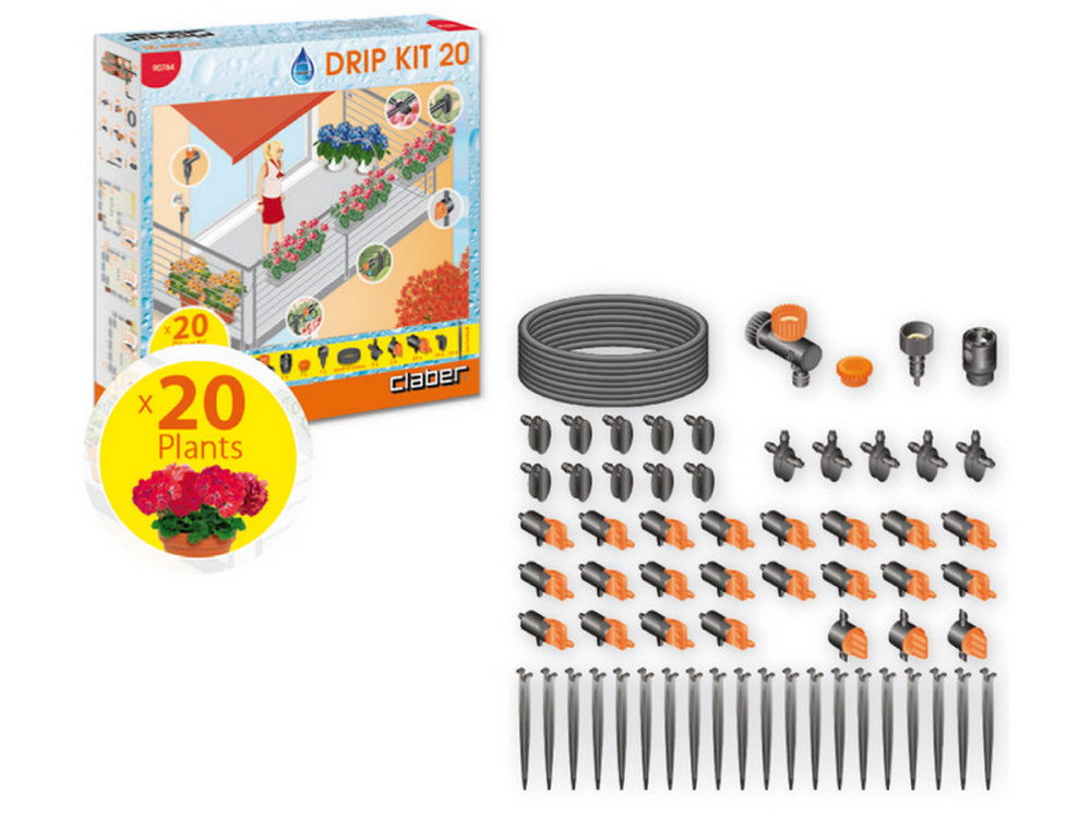 Claber KIT DRIP 20 VASI Art. 90764