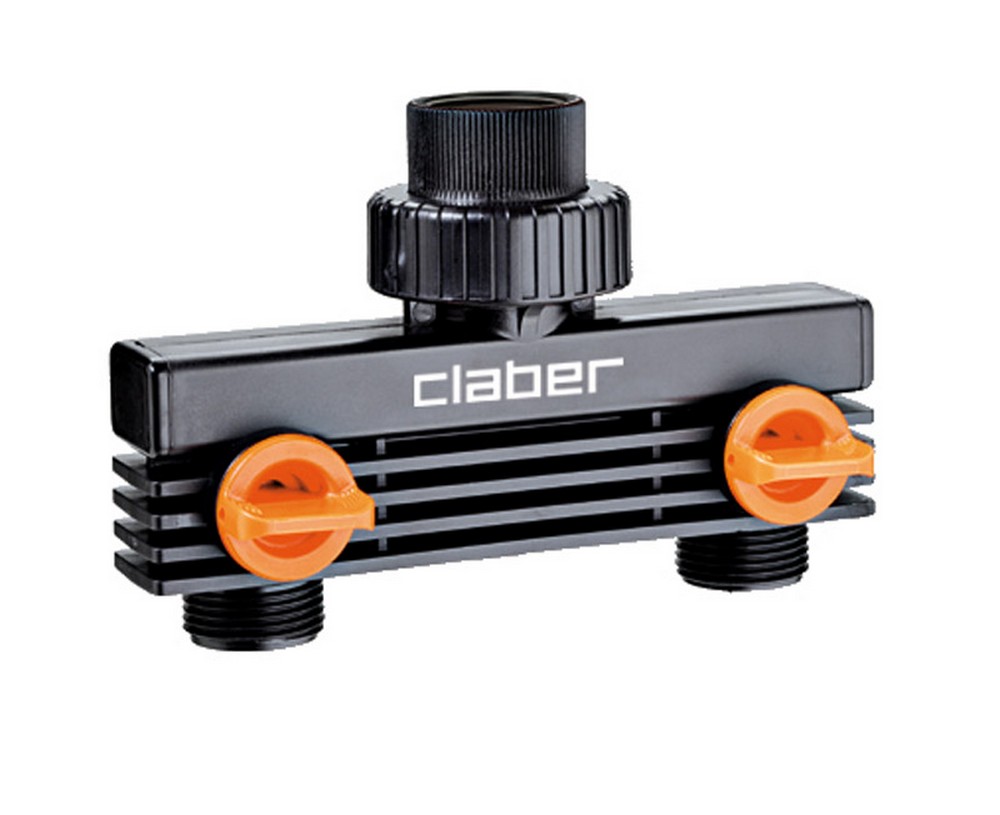 Claber PRESA A 2 VIE IN BLISTER Art. 8589 mis. 3/4M