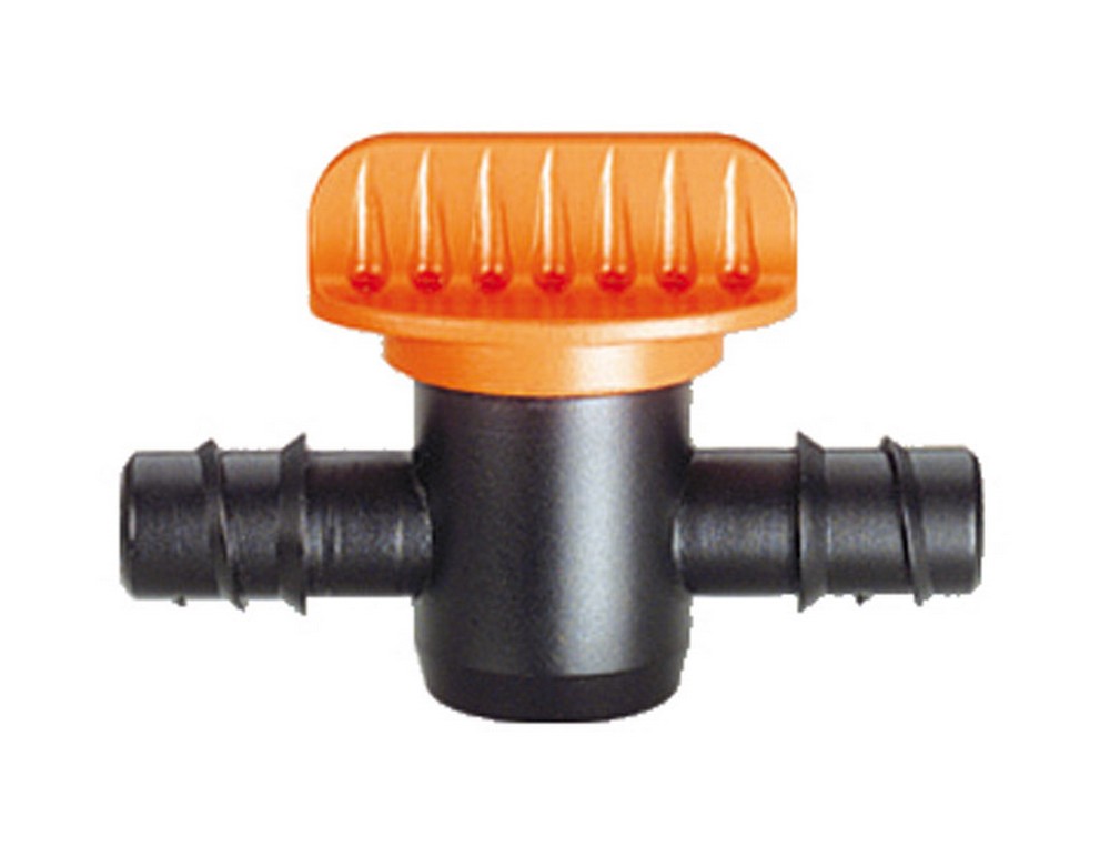 Claber RUBINETTO PER TUBO COLLETTORE PER IMPIANTO A GOCCIA Art. 91280 mis. 1/2