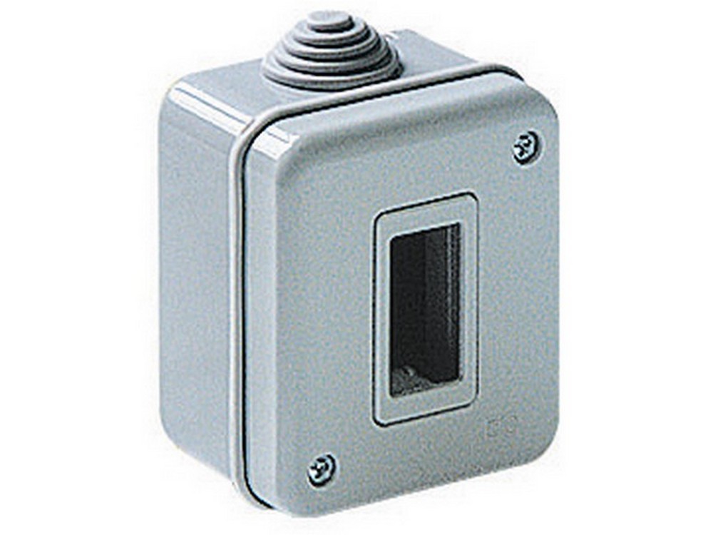 CONTENITORE DA ESTERNO IP40 col. Grigio 1 posto