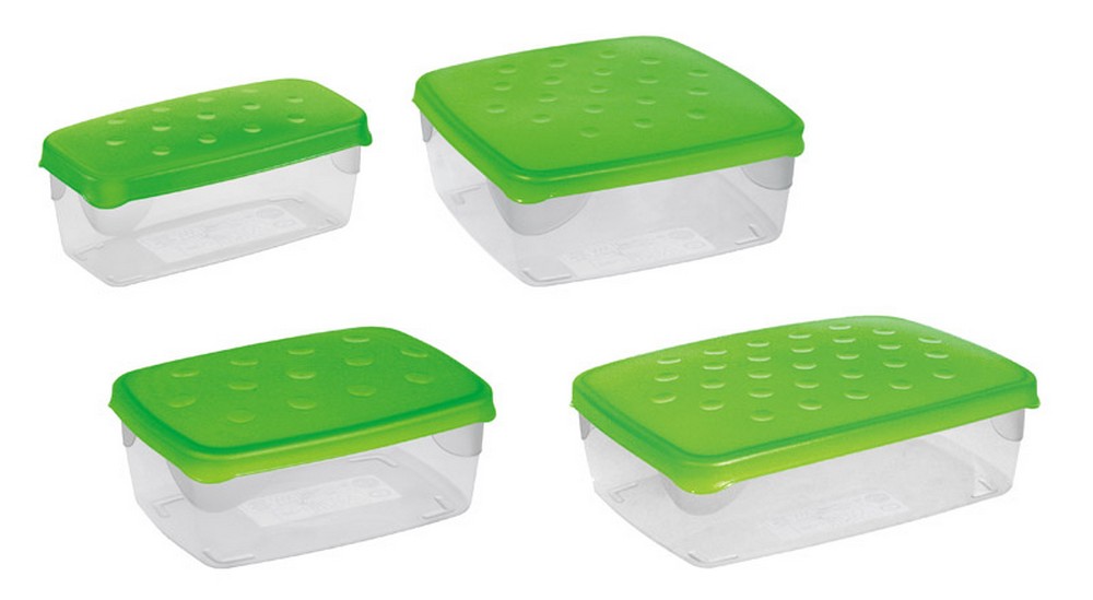 CONTENITORE FREEZER-MICROONDE cm. 20x20x8 h lt. 2,0 mod. Quadro