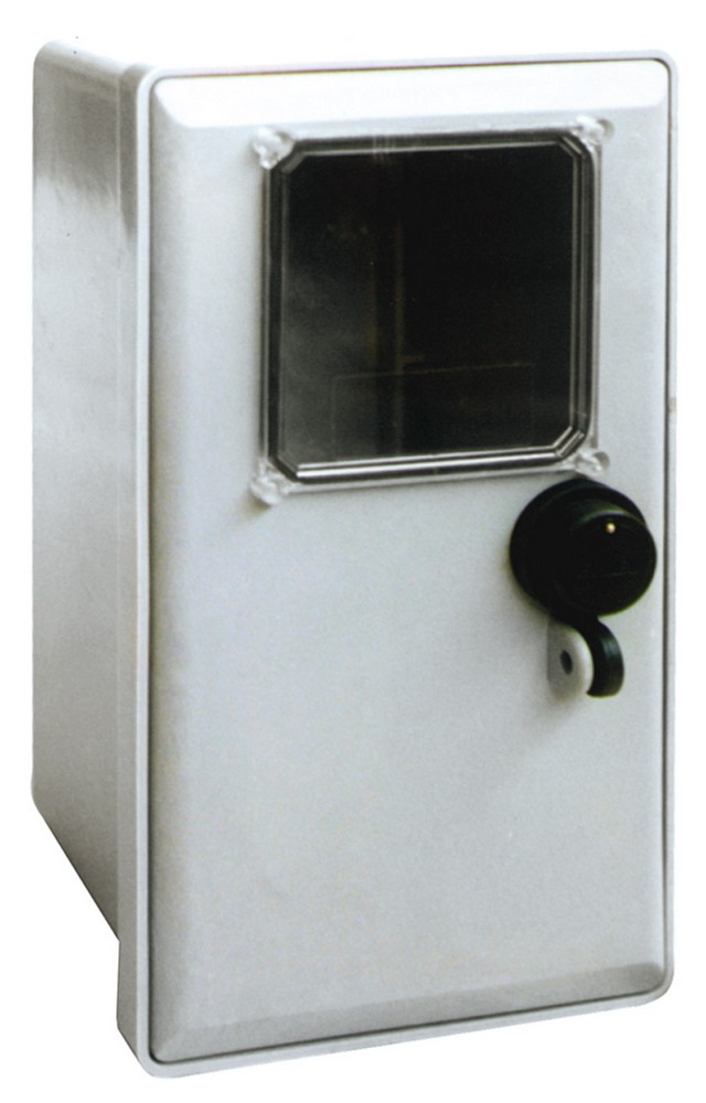 CONTENITORE MONOFASE CONTATORE ENEL  Senza vetro d'ispezione cm. 23x24x42 h
