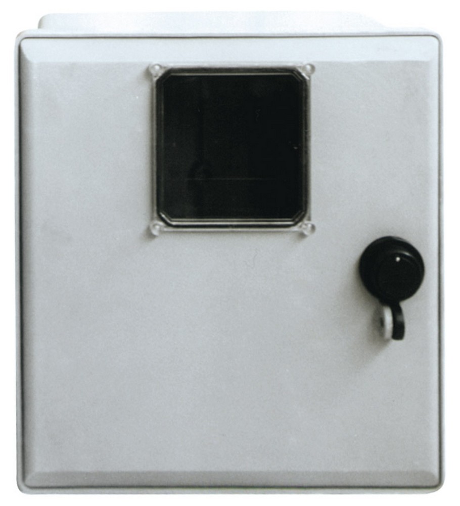CONTENITORE TRIFASE CONTATORE ENEL  Con vetro d'ispezione cm.    39x24x42 h