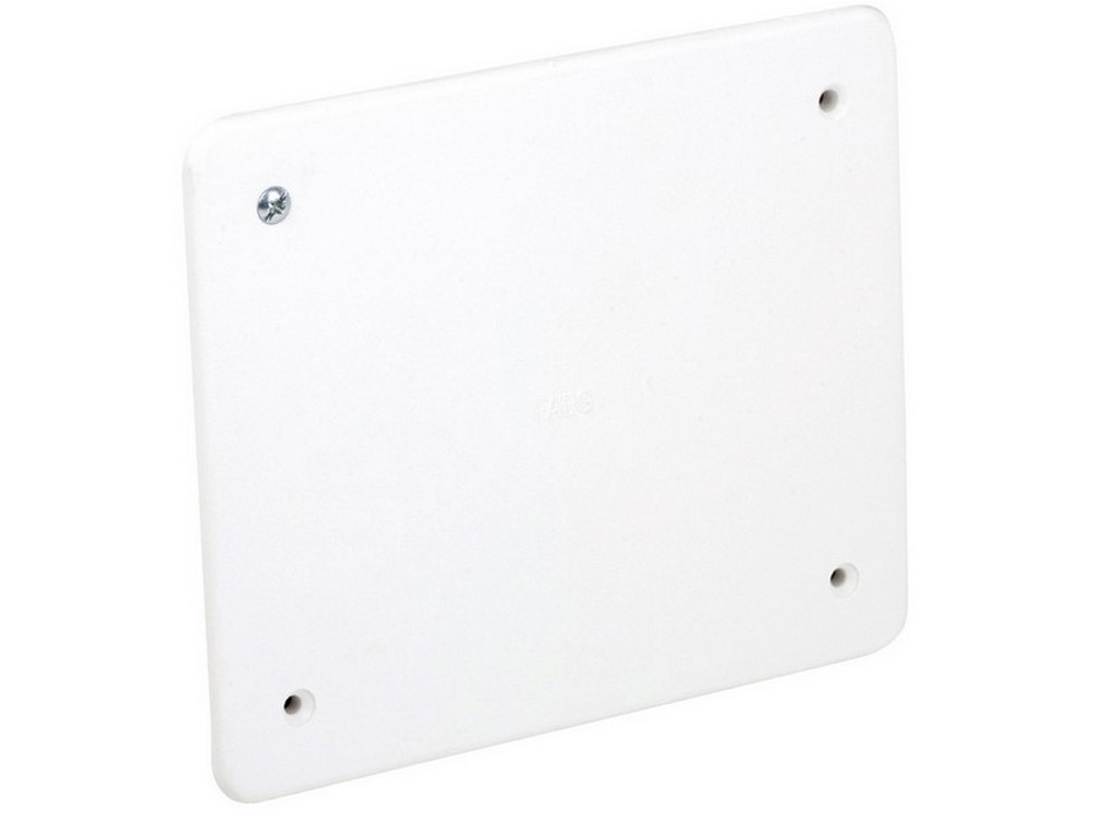 COPERCHIO PER SCATOLA DI DERIVAZIONE DA INCASSO CON VITI mm.119X96