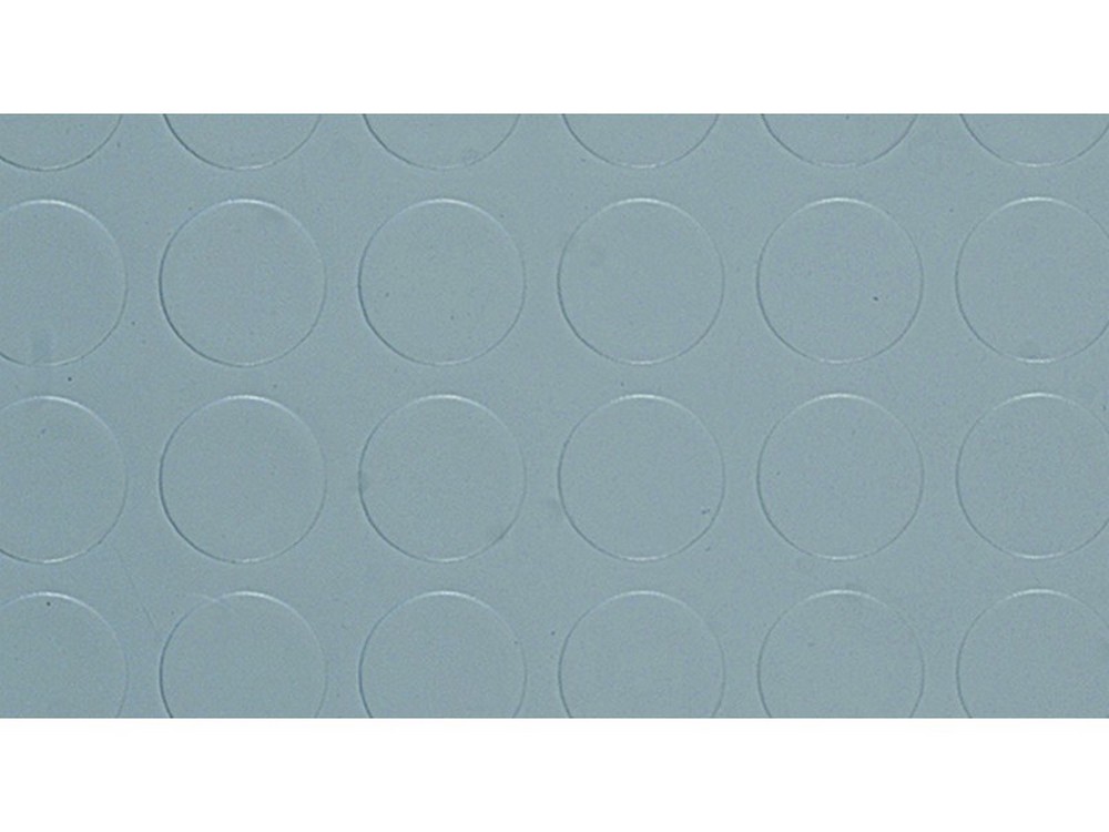 COPRIPAVIMENTO IN PVC BOLLATO GRIGIO Rt. Mtl 25x mt.1 h spess. mm.1