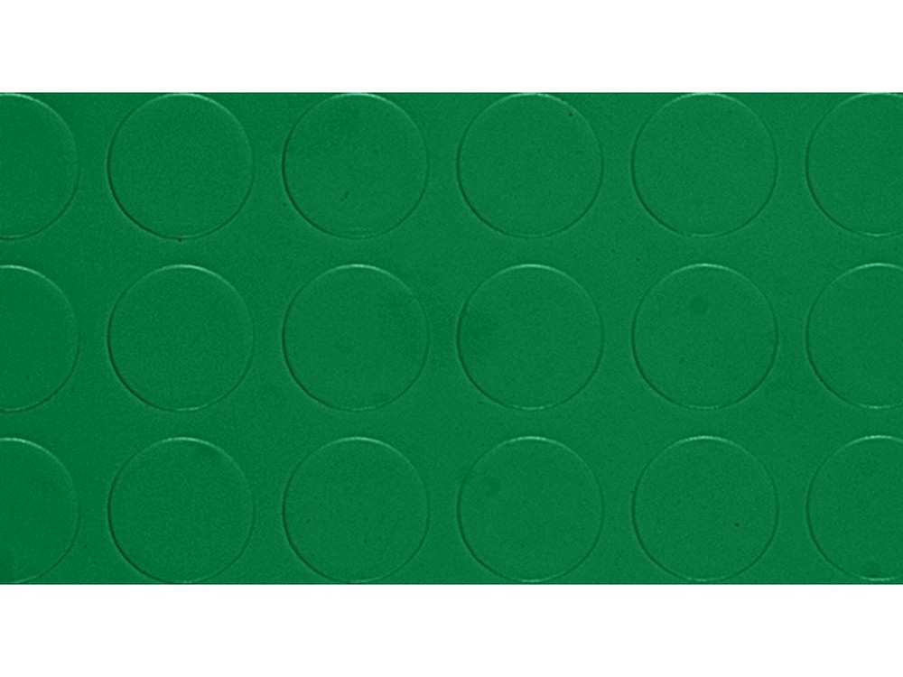 COPRIPAVIMENTO IN PVC BOLLATO VERDE Rt. Mtl 25x mt.1 h spess. mm.1,3