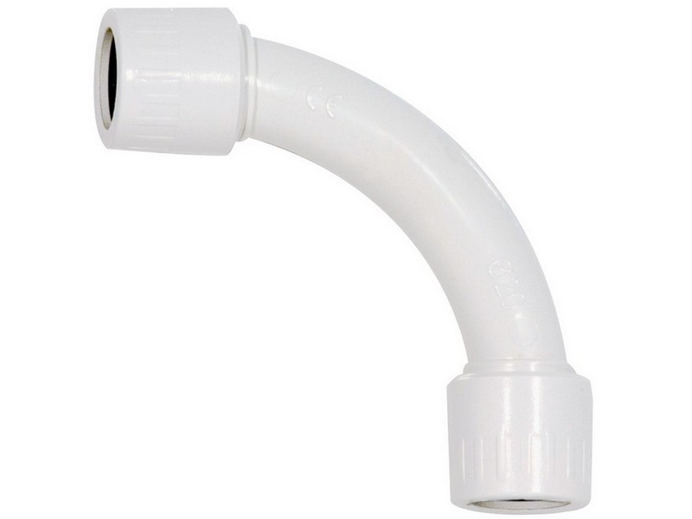 CURVA A 90° PER TUBO RIGIDO IP65  Ø mm. 16