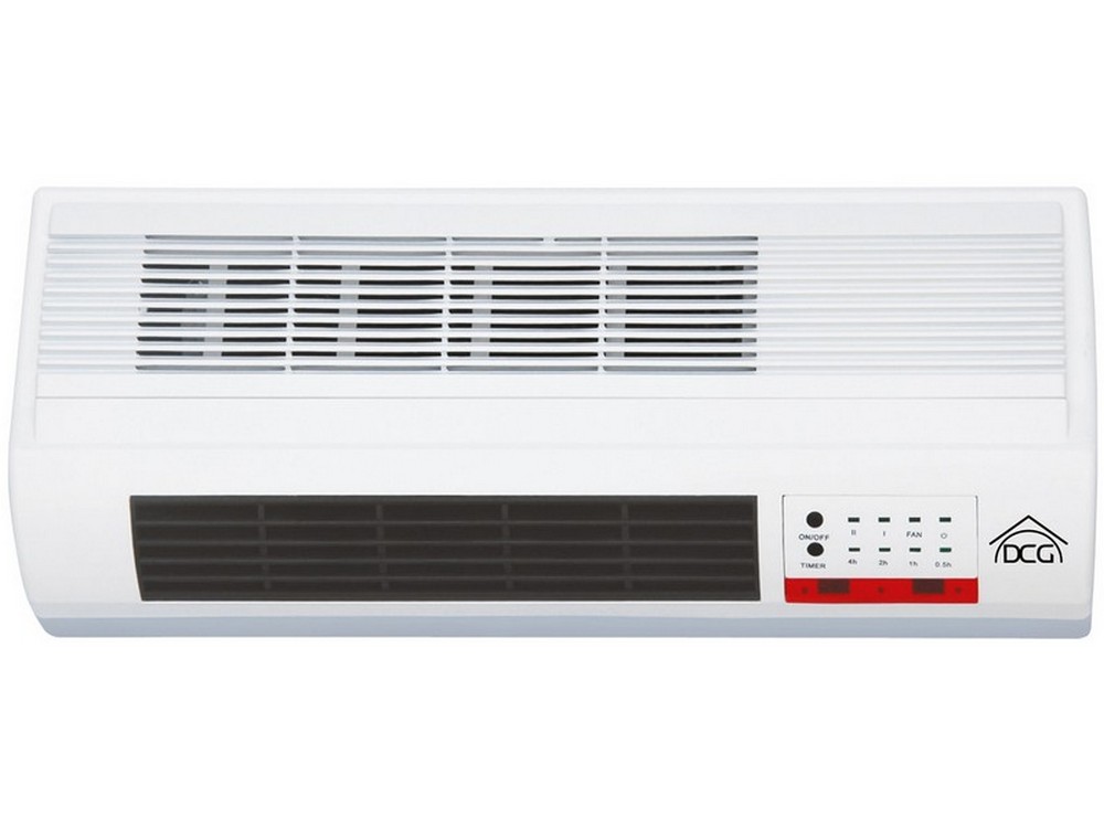 Dcg TERMOCONVETTORE A PARETE CON TIMER E TELECOMANDO 2000 W 