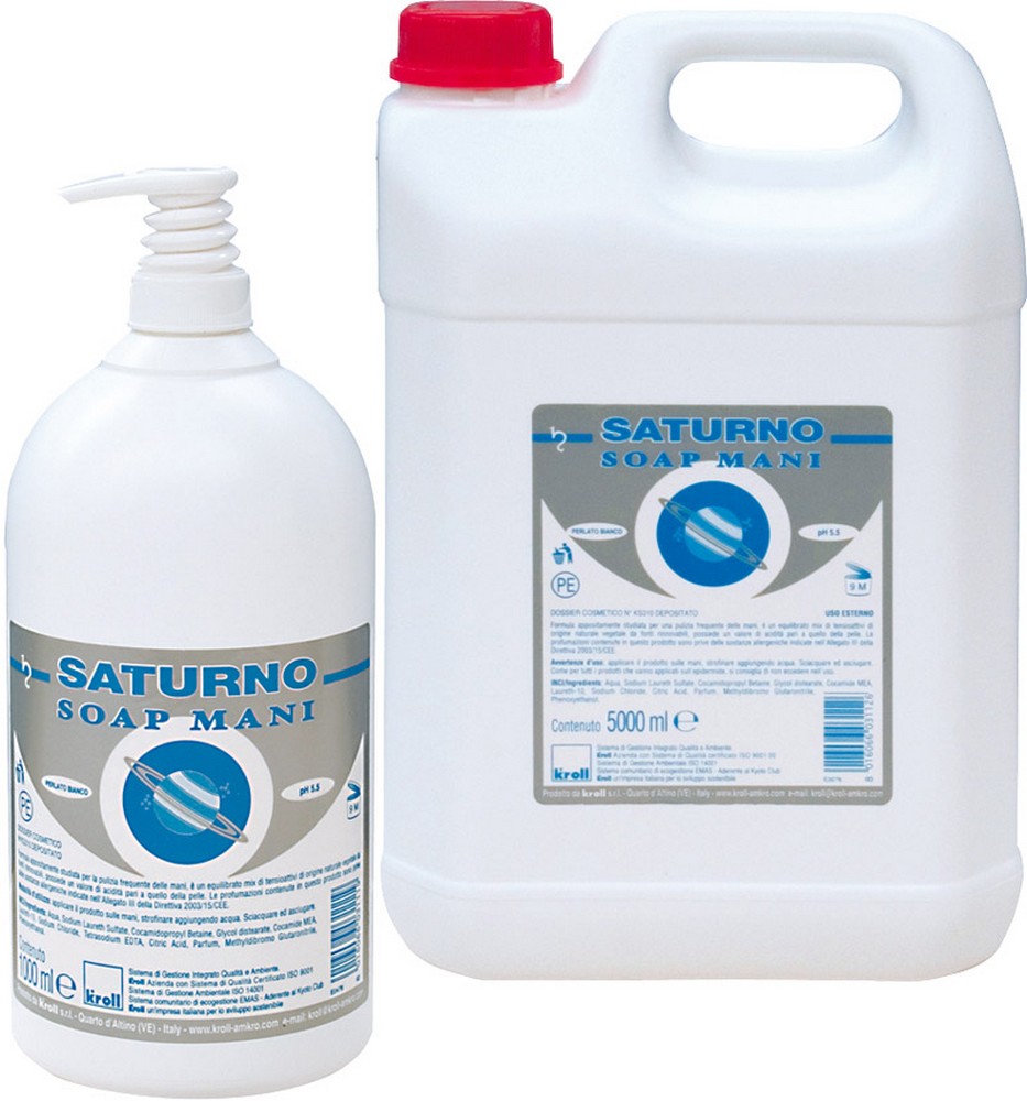 DETERGENTE LIQUIDO LAVAMANI SATURNO  lt. 1