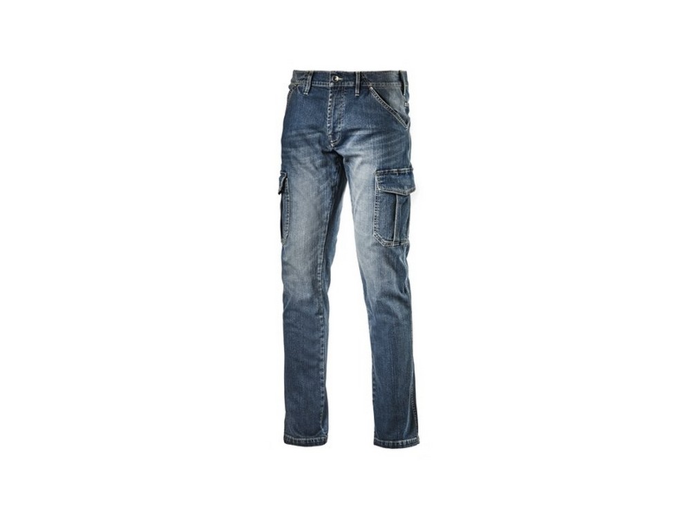 Diadora PANTALONE JEANS CARGO DENIM Col. Blu Mis. 30 (46)