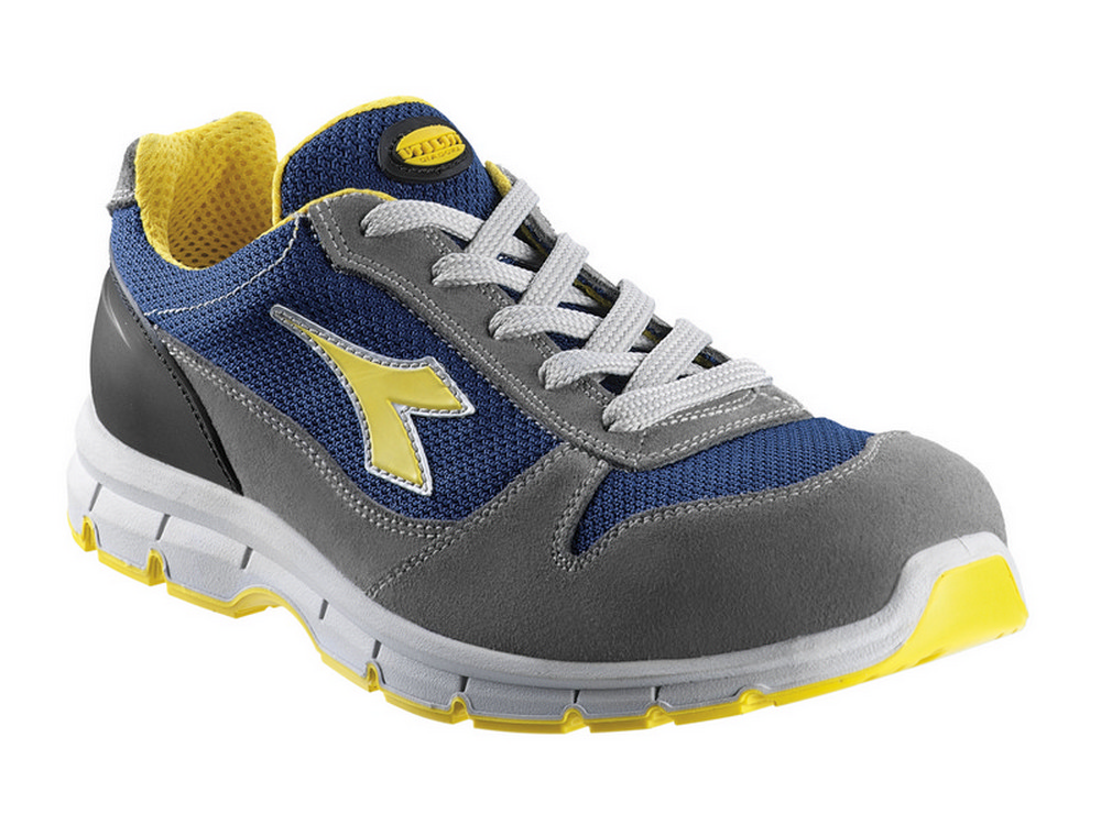 Diadora SCARPE ANTINFORTUNISTICA BASSE S1P SRC RUN TEXTILE LOW Col. Grigio/Blu Mis. 43
