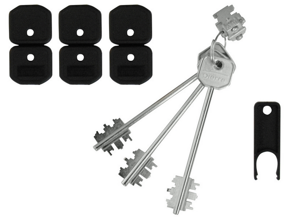 Dierre Atra BLOCCHETTO CON 3 CHIAVI PER SERRATURE Art. BLO 3210 mm. 116