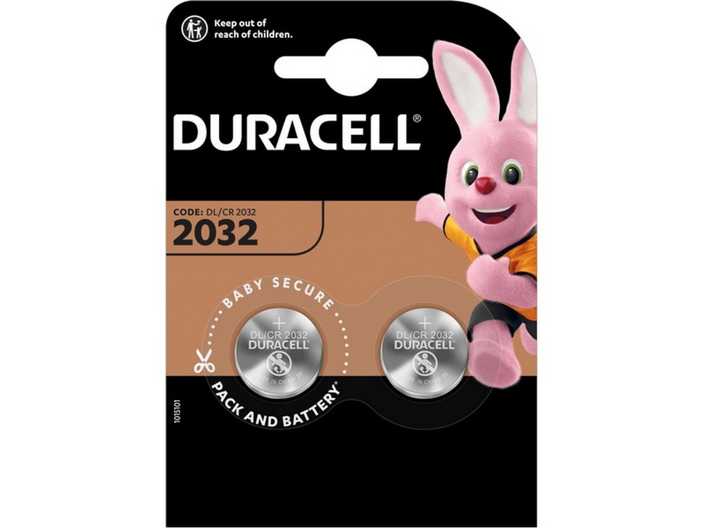 Duracell PILA AL LITIO SPECIALISTICA BOTTONE 2032 2 PZ.