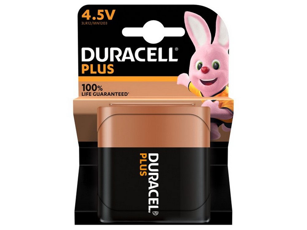 Duracell PILA ALCALINA SERIE PLUS 1 PZ. PIATTA 4,5 V