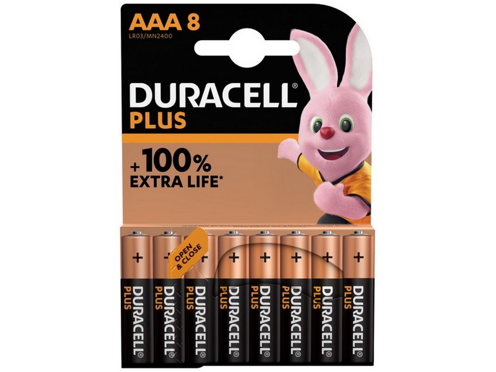Duracell PILA ALCALINA SERIE SIMPLY 8 PZ. MINISTILO 1,5V