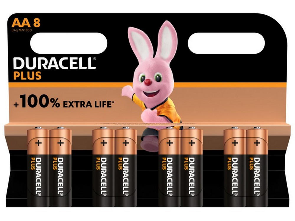 Duracell PILA ALCALINA SERIE SIMPLY 8 PZ. STILO 1,5V