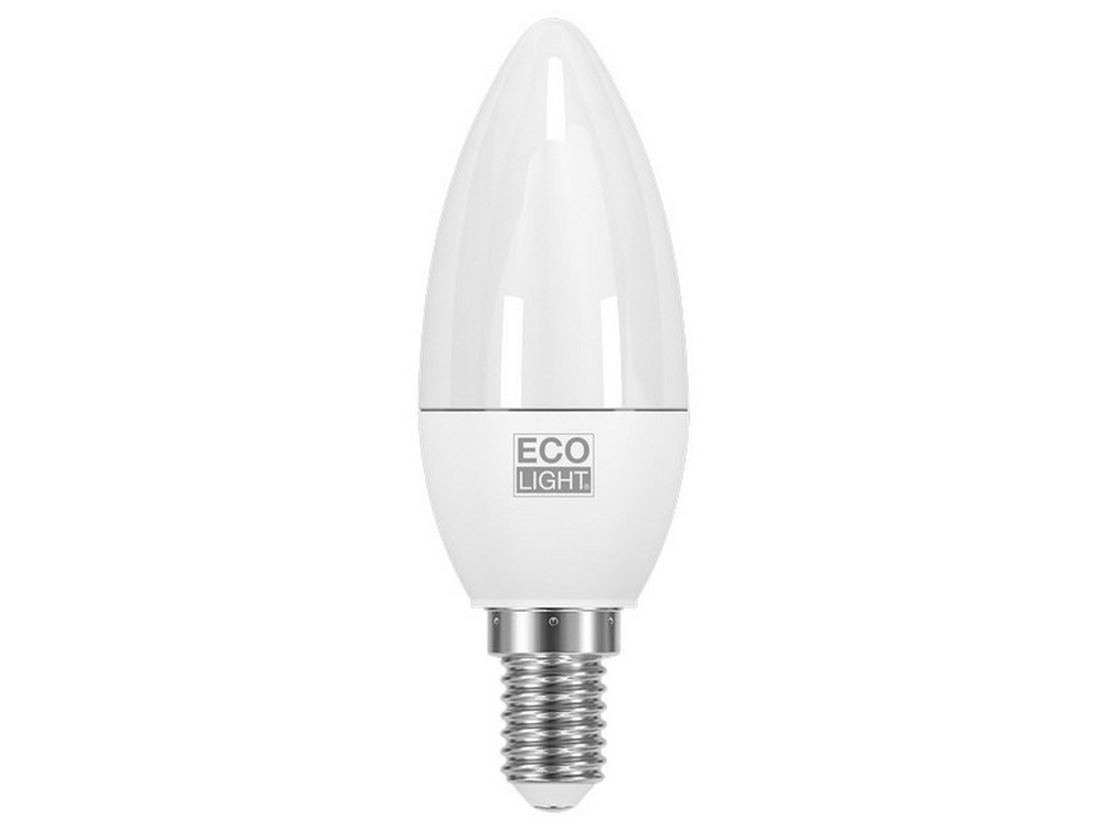 Ecolight LAMPADA A LED CANDELA E14 luce fredda 3 W