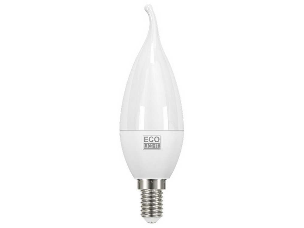 Ecolight LAMPADA A LED COLPO DI VENTO E14 luce fredda 6 W