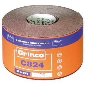 Abrasivi Industriali CARTA ABRASIVA GRINCO C824 CM.11,5 h X 45MT.  grana 80