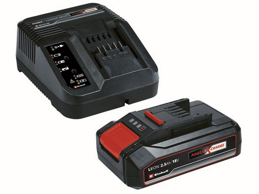Einhell BATTERIA + CARICABATTERIA POWER-X-CHANGE  18 V - 2,5 Ah