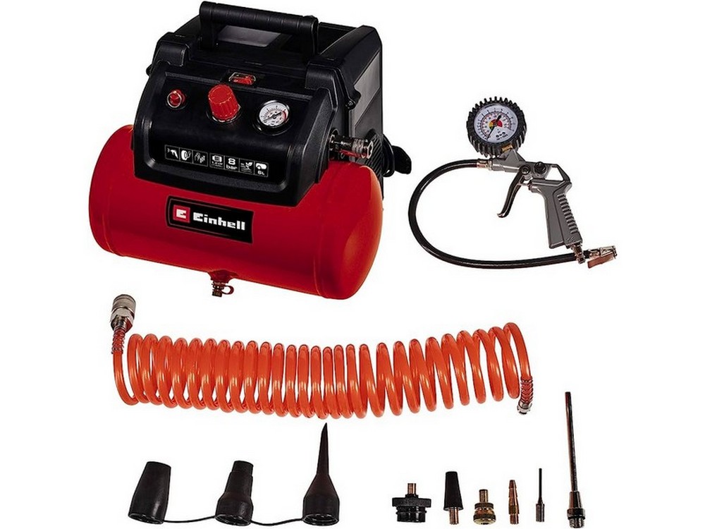 Einhell COMPRESSORE LT. 6 TC-AC 190/6/8 OF Set 1.200 W