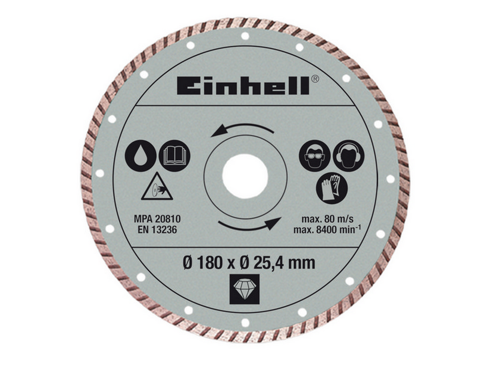 Einhell DISCO DIAMANTATO PER TAGLIAPIASTRELLE  mm. 180x25,4x2,2
