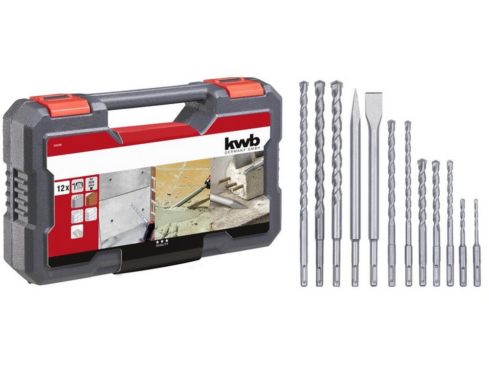 Einhell SET PUNTE E SCALPELLI SDS-PLUS 12 PEZZI