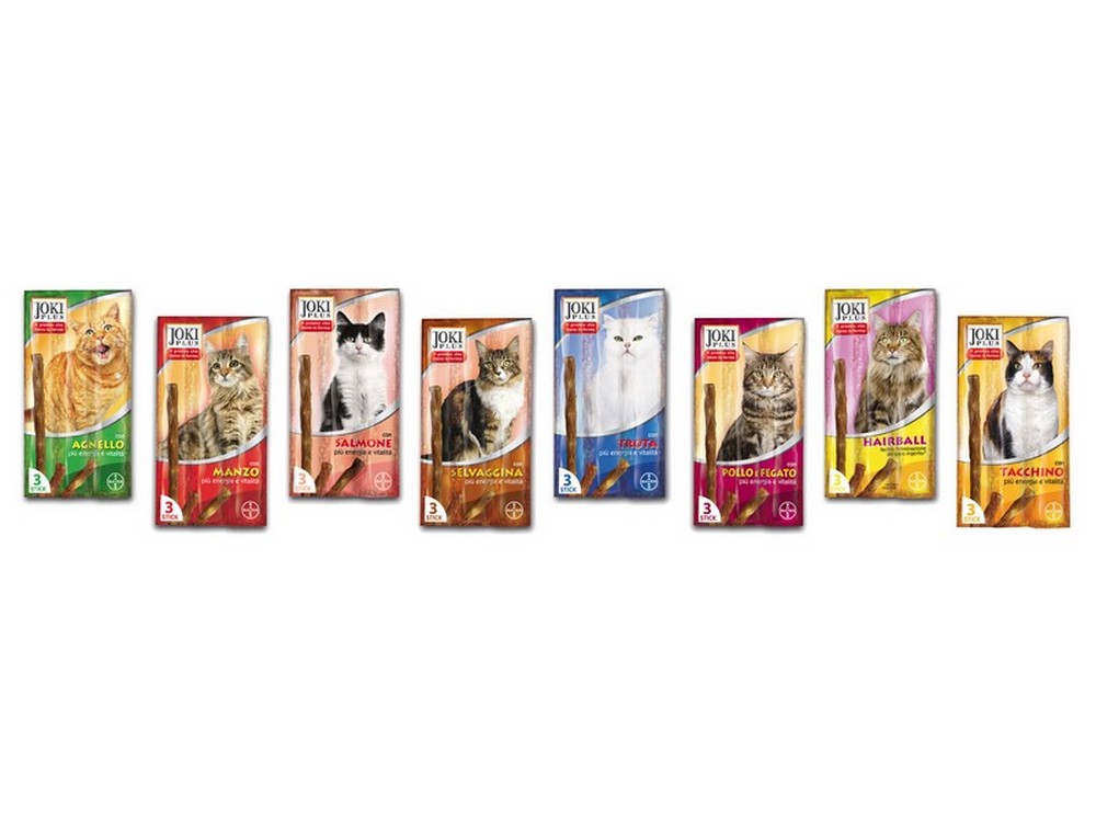 Elanco BARRETTA SNACK JOKI PLUS GATTO  gusto Hairball(rimuovi pelo)