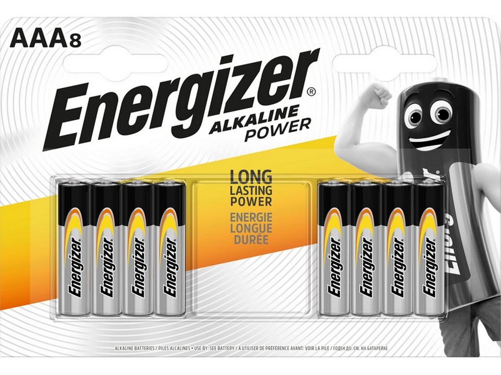 Energizer PILA ALCALINA SERIE ALKALINE POWER MINISTILO 1,5V 8 PZ.