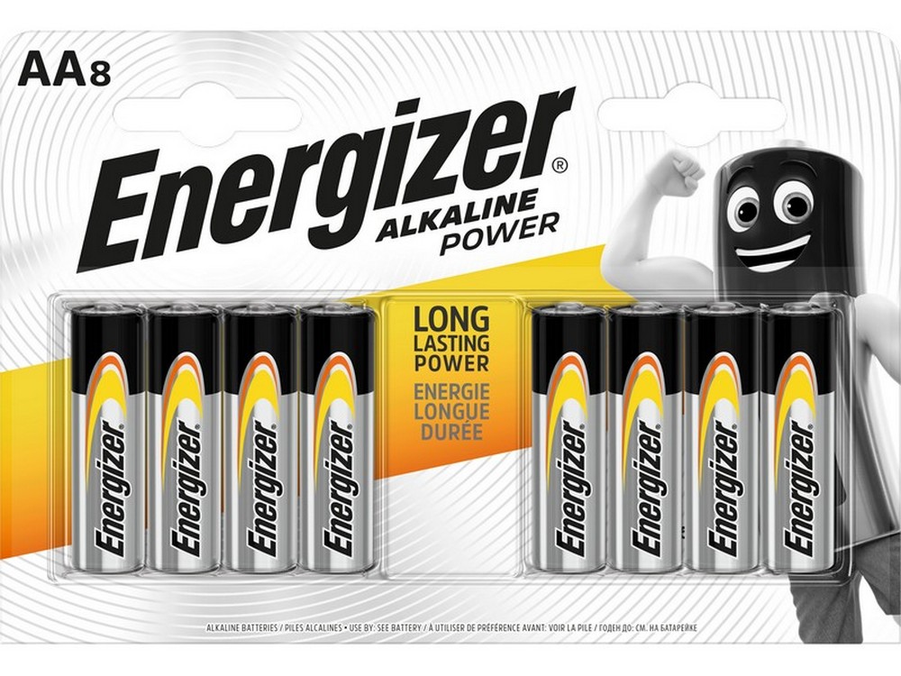 Energizer PILA ALCALINA SERIE ALKALINE POWER STILO 1,5V 8 PZ.
