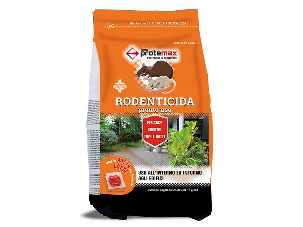ESCA TOPICIDA IN PASTA ROSSA 1 busta kg. 1,53 (buste dosi da gr. 15)