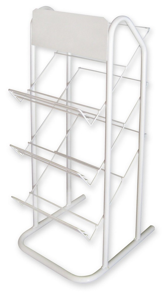 ESPOSITORE PER PLASTICA ADESIVA Capacità 12 rotoli-3 ripiani cm.34,5x40x88 h