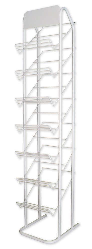 ESPOSITORE PER PLASTICA ADESIVA Capacità 28 rotoli-7 ripiani cm. 34,5x40x172h